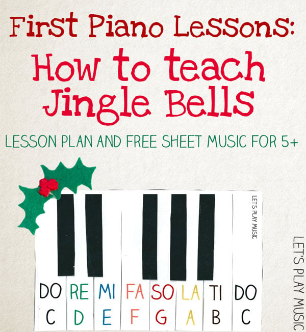 Jingle Bells Very Easy Piano Sheet Music Let S Play Music