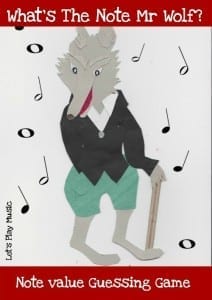 What's The Note Mr Wolf? Note value guessing game
