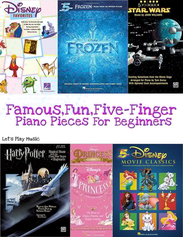 Famous Fun Five Finger Piano Books For Beginners Let S Play Music