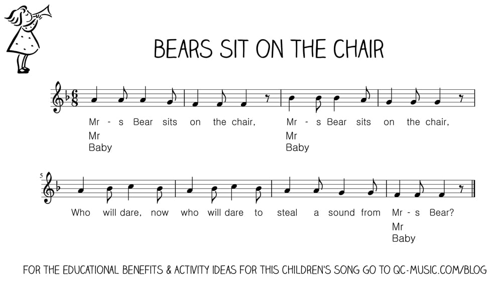 Baby Bear Sits On The Chair Rhythm Listening Game