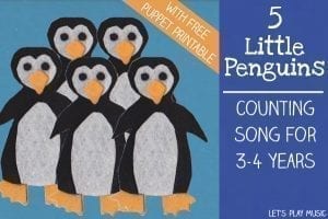 5 Little Penguins Counting Song