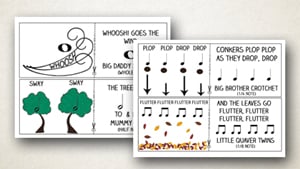Autumn Rhythm Game for Preschoolers