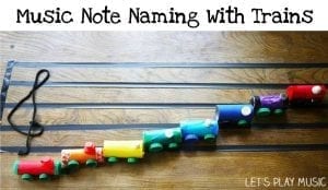 Music Note Naming With Trains