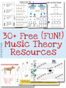 Music Theory Worksheets & Rhythm games